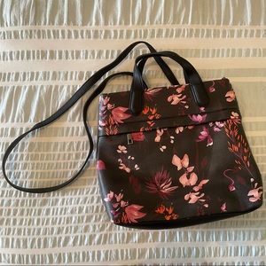 Floral Mini Square Convertible Backpack